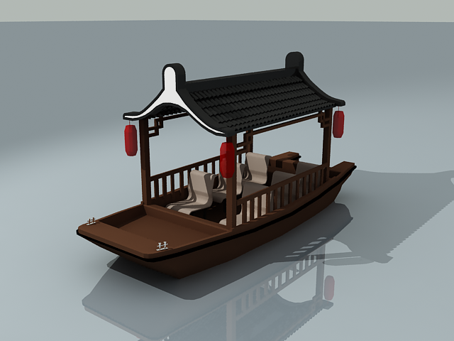 TS500仿古摇橹船